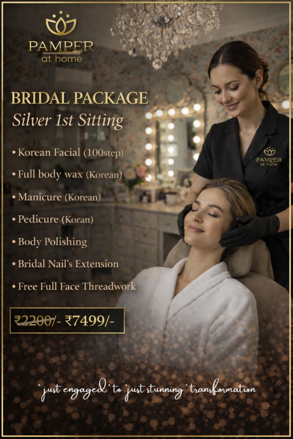 BRIDAL PACKAGE (Silver 1st Sitting)
