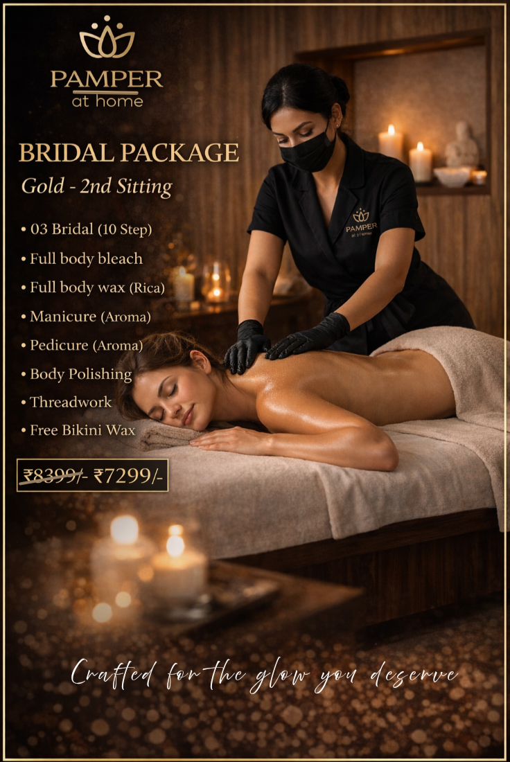 BRIDAL PACKAGE Gold -2nd Sitting